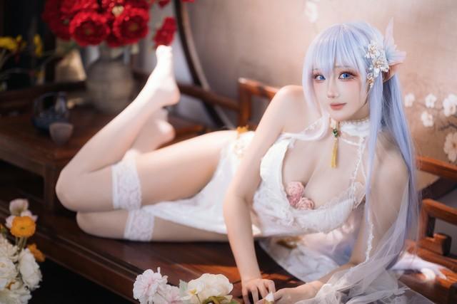 瓜希酱 – NO.91 阿尔比恩旗袍[20P-28MB]-2