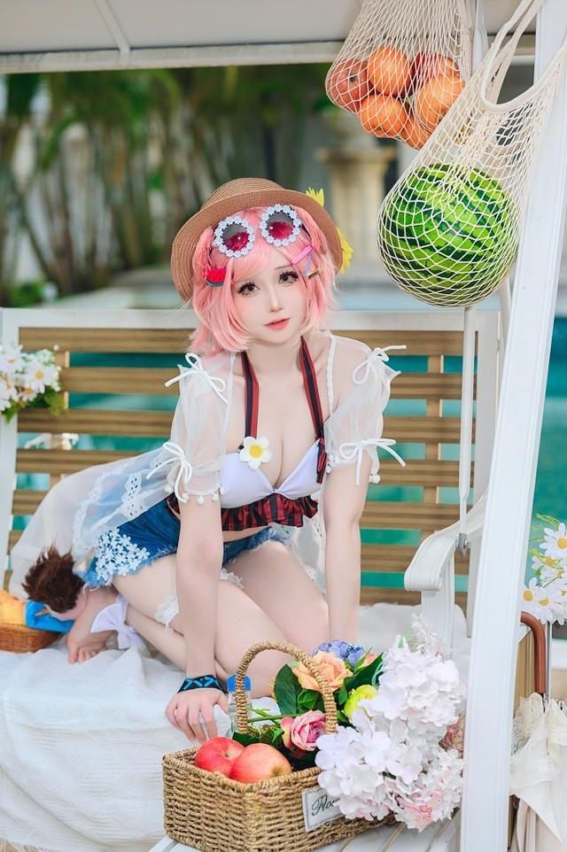 焖焖碳 – NO.036 明日方舟 澄闪泳装 [22P-166MB]-1