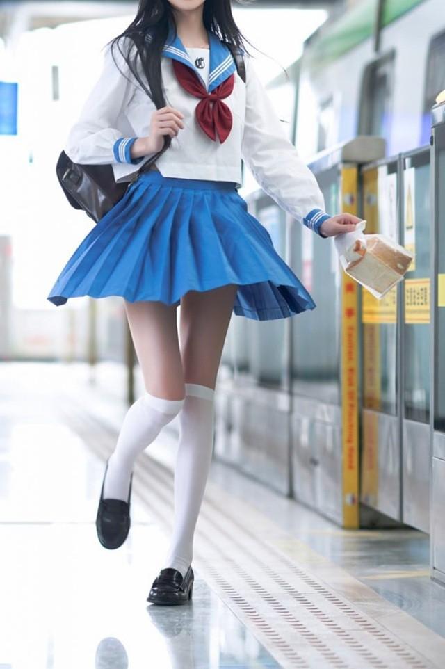 桜桃喵 – NO.211 地铁JK[33P-304MB]-2