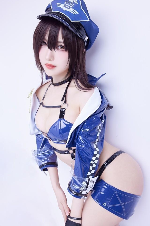 Shika小鹿鹿 – NO.130 碧蓝航线-巴尔的摩赛车服[9P-48MB]-1